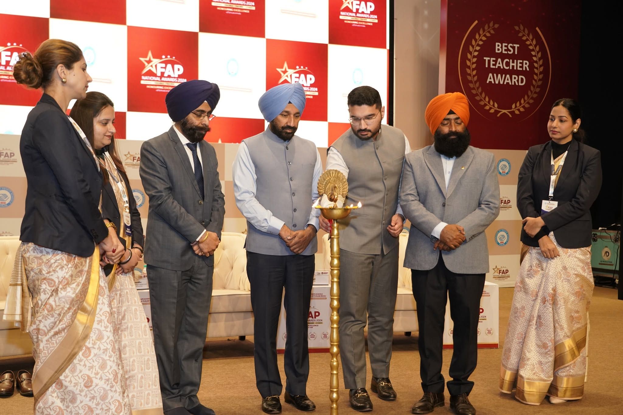Ceremonial Lamp Lighting at FAP National Awards 2024